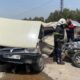 Aydın'da iki otomobilin çarpıştığı kaza